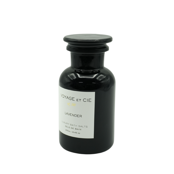 Voyage et Cie Violet Glass Botanical Mineral Salts