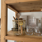 Brass Wire Utensil Basket