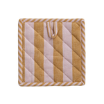 Woven Cotton Striped Pot Holder, 3 Colours, Sold Separately