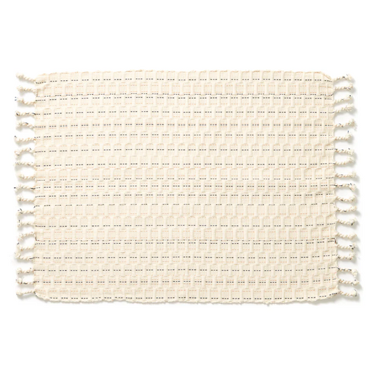 Panalito Placemat, Cream, Set of 4