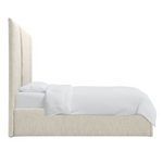 Emilio King Bed, Casual Linen Natural
