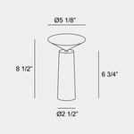 Cocktail Portable Outdoor Lamp, Black