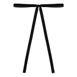 Black Velvet Ribbon Bow, 23.5"