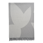 Big Lotus Throw, Shades of Gray