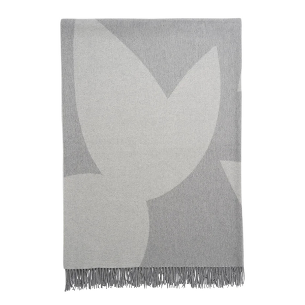 Big Lotus Throw, Shades of Gray