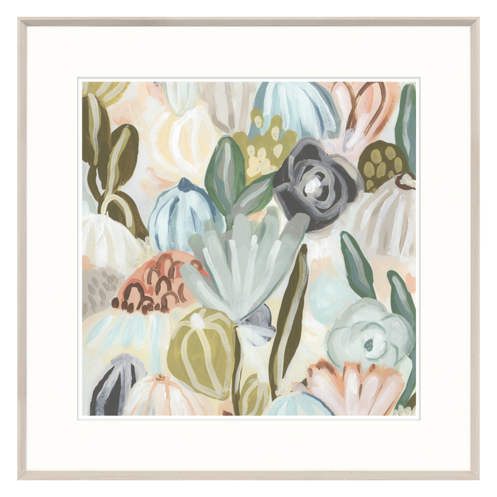 Parasol Garden II, 25.25" × 25.25"