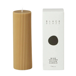 Wide Column Pillar Candle, Honey