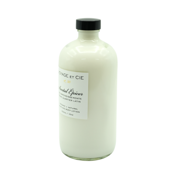 Voyage et Cie Hydrating Lotion 16oz, Santal