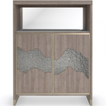 Glow With The Flow Bar Cabinet, 42"W x 18"D x 56"H