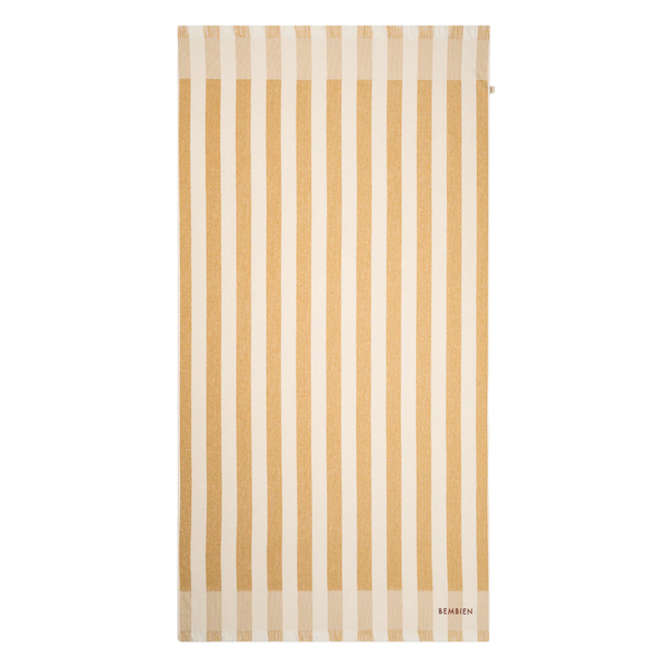 Plage Towel, Tan Stripe