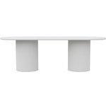 Palma 96" Dining Table, White