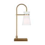 Binx Medium Task Table Lamp, Satin Brass