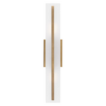 Dex Medium 24" Two Light Wall / Bath, Satin Brass