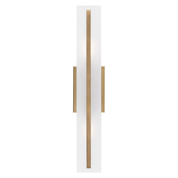 Dex Medium 24" Two Light Wall / Bath, Satin Brass