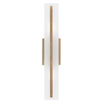 Dex Medium Two Light Wall / Bath, Satin Brass