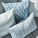 Fuji Sky Blue Indoor/Outdoor Cushion 14" x 22"