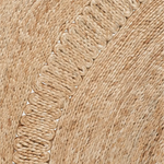 Petunia Round Rug, Natural