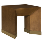 Dune Lamp Table, Cavallo Finish, 26.25"W x 26.25"D x 25"H