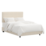 Abbie Bed, Talc Linen, King/Queen/Full/Twin