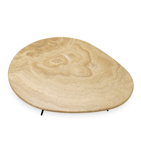 Portofino Small Coffee Table, Onyx, 32.68″ x 27.36″
