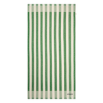 Plage Towel, Green Stripe