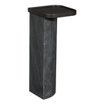Sae Spot Table, Black Marble Base / Ink Top