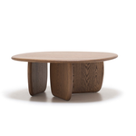 Eden Coffee Table, Latte 39.4"Dia × 13.8"H