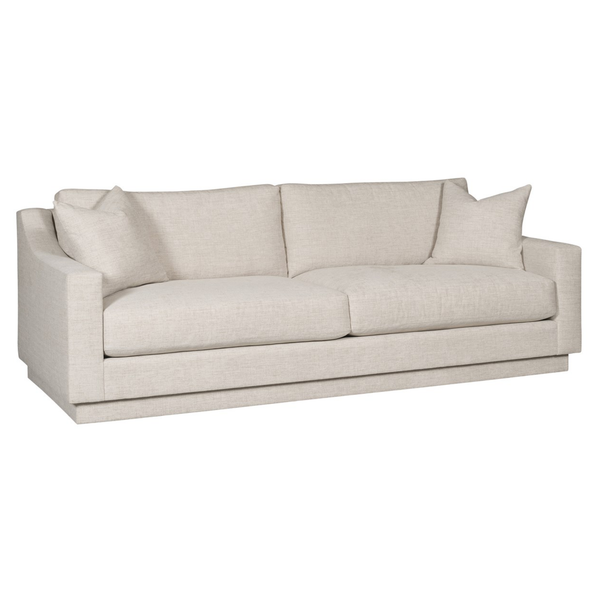 Asher Sofa, Thriller Linen Performance Fabric, 94"