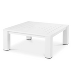Antibes Vistamar Outdoor Cofee Table, Matte White, 40" x 40"