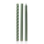 Assorted Candle Tapers 3-Pack, Sage