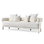 Cove Luxe 3 Seat Sofa, Aluminum Bone/Riviera Ivory