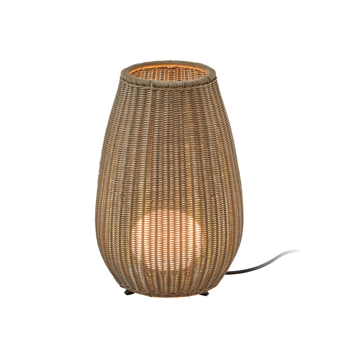 Amphora 18.5" Outdoor Lantern, Light Beige