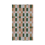 Cotton Blend Waffle Weave Tea Towel with Check/Plaid Pattern, 3 Styles