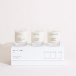 Escapist Mini Candle Set, Earthy & Warm