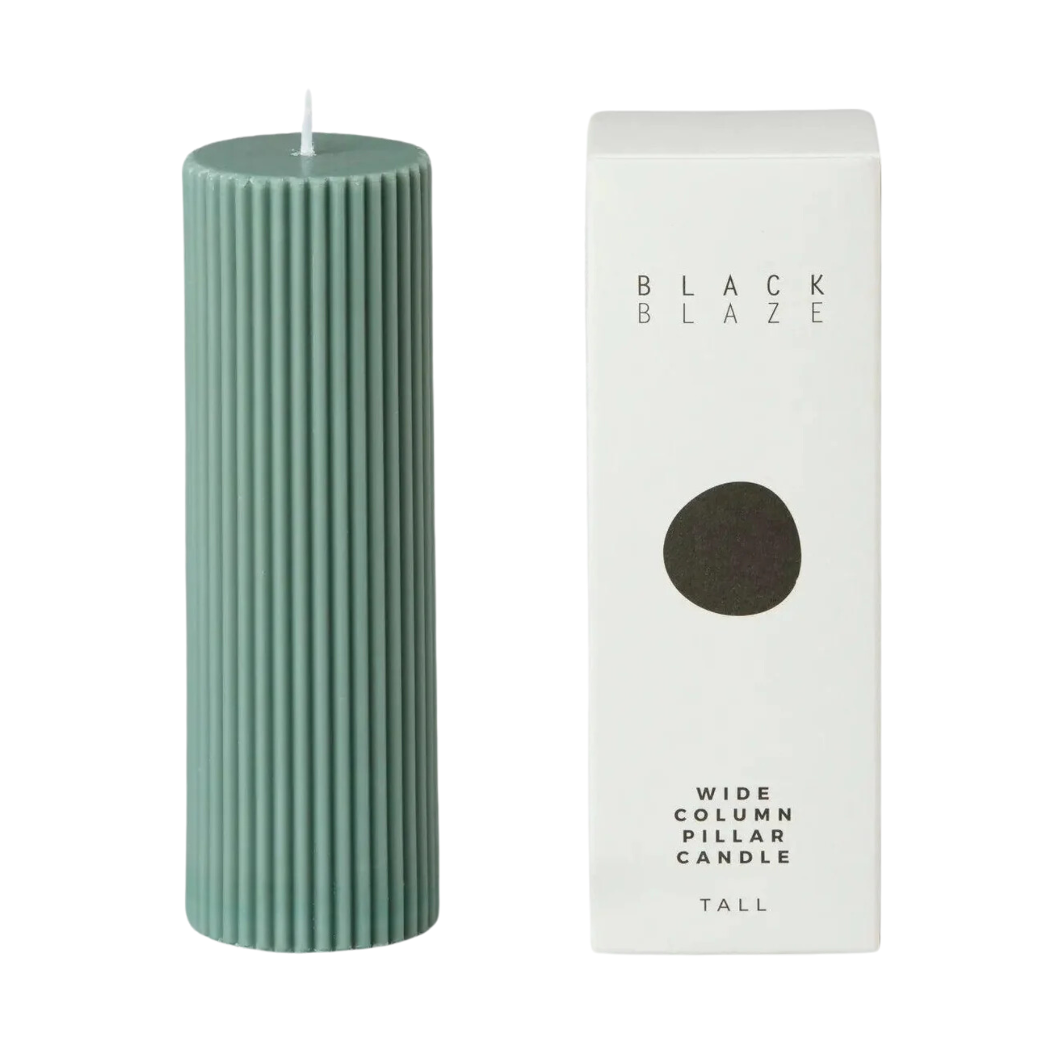 Wide Column Pillar Candle, Eucalyptus