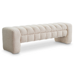 Taranto Bench, Cascade Off White, 58"