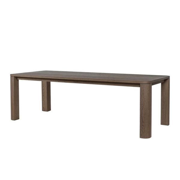 Oli Dining Table, Latte, 86.6"W x 39.4"D