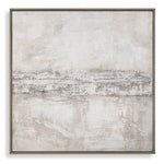 Desert Oasis Hand Painted Canvas, 52"W X 52"H