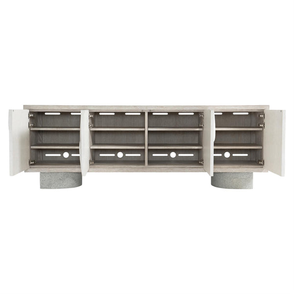 Lunula Entertainment Credenza, 86"W x 21.38"D x 30"H