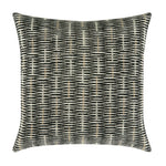 Intertwine Pillow - Ebony, 22" x 22"