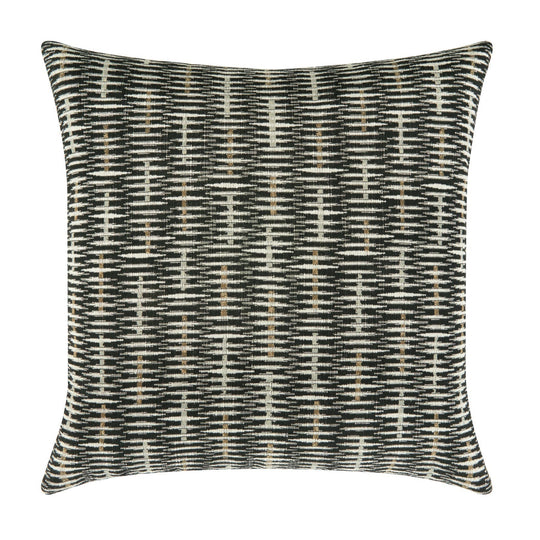 Intertwine Pillow - Ebony, 22" x 22"