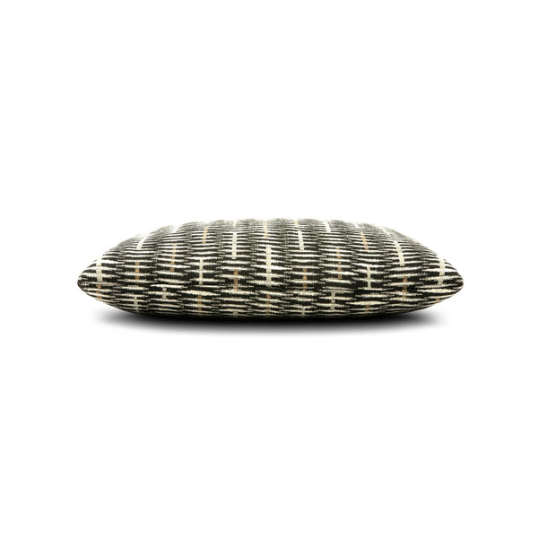 Intertwine Lumbar Pillow - Ebony, 12" x 20"
