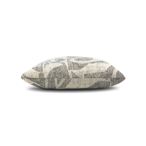 Influence Pillow - Ebony, 22" x 22"