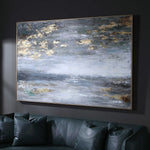 Dawn to Dusk Hand Painted Canvas, 73"W x 49"H x 2"D