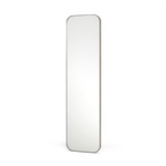 Camille Narrow Mirror, Gilded Brass, 78"H x 20"W