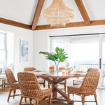 Capitola Side Chair w/ Sailcloth Salt Performance Fabric