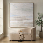 Gravity Hand Painted Canvas, 72"W x 72'H