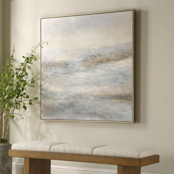 Say When Hand Painted Canvas, 49"W x 49"H