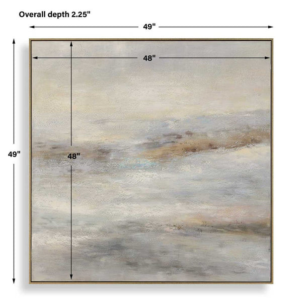 Say When Hand Painted Canvas, 49"W x 49"H