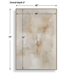 Remedy Hand Painted Canvas, 49"W x 73"H
